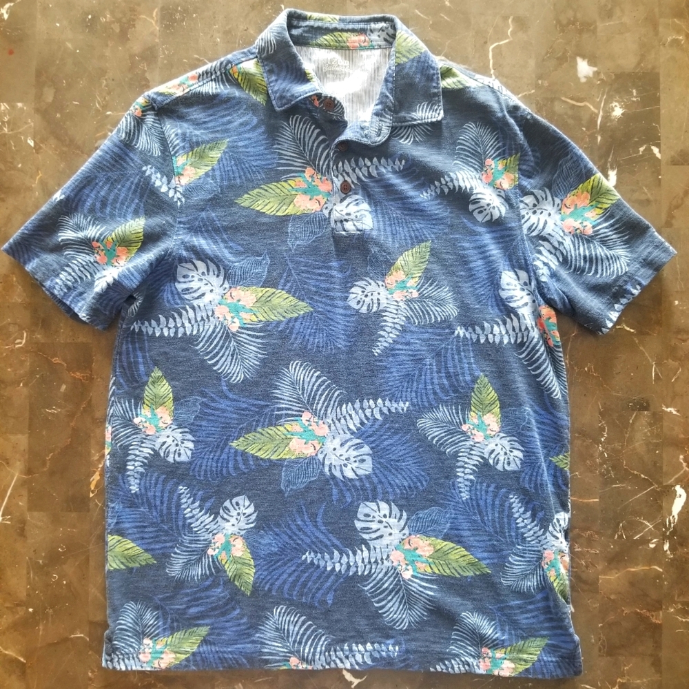 Izod Saltwater Hawaiian Polo shirt